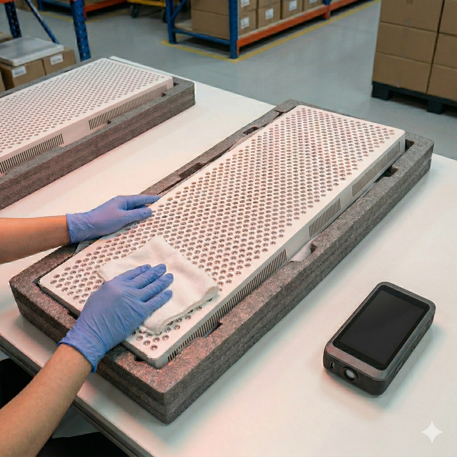 Equipment quality check