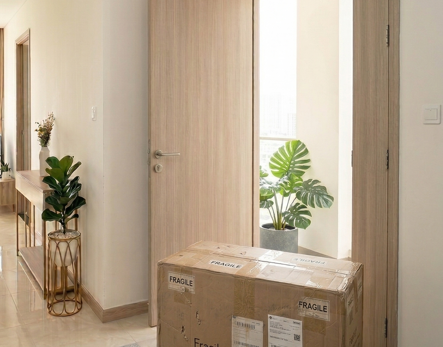 Delivery to client home